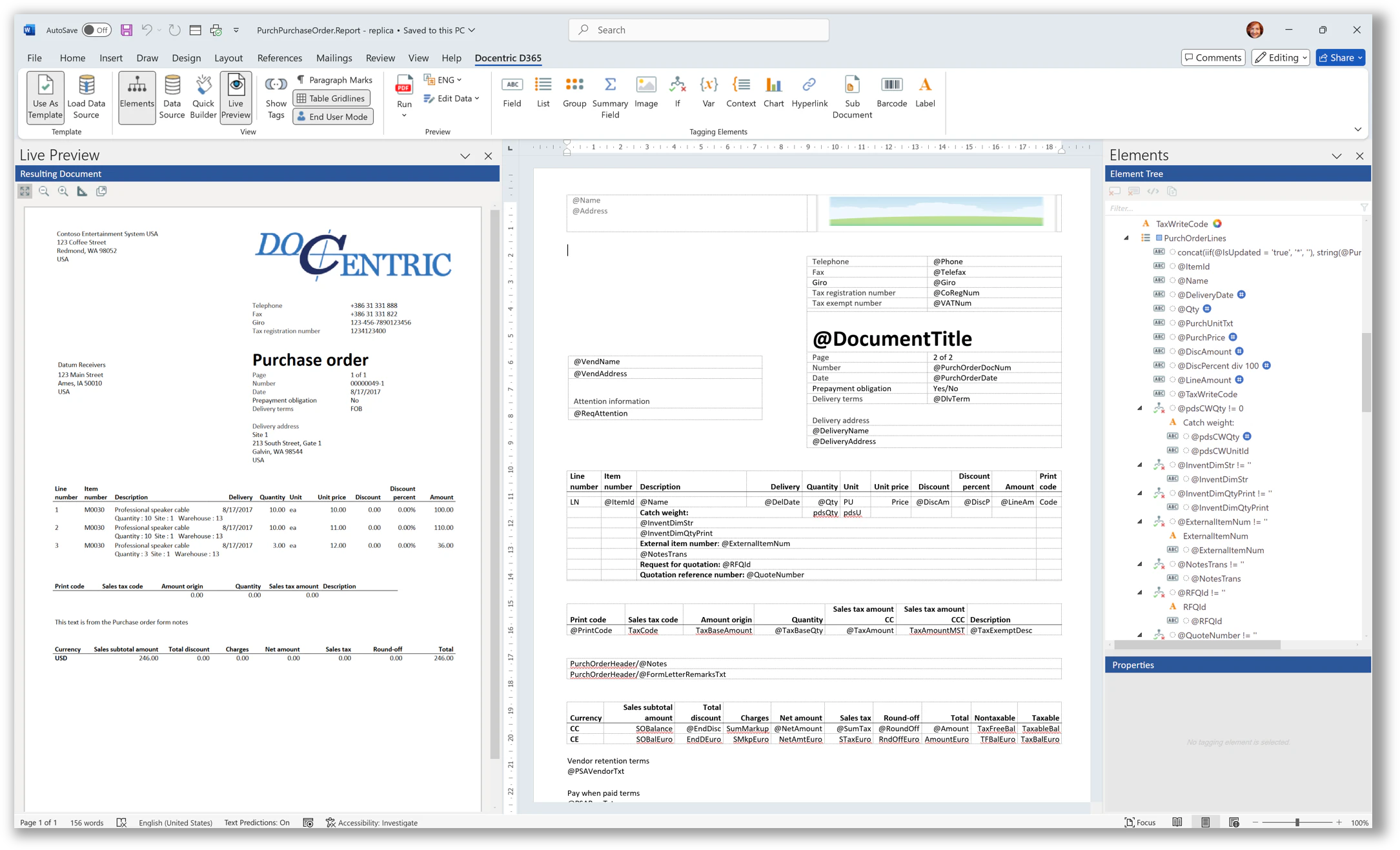 screenshot of Docentric AX